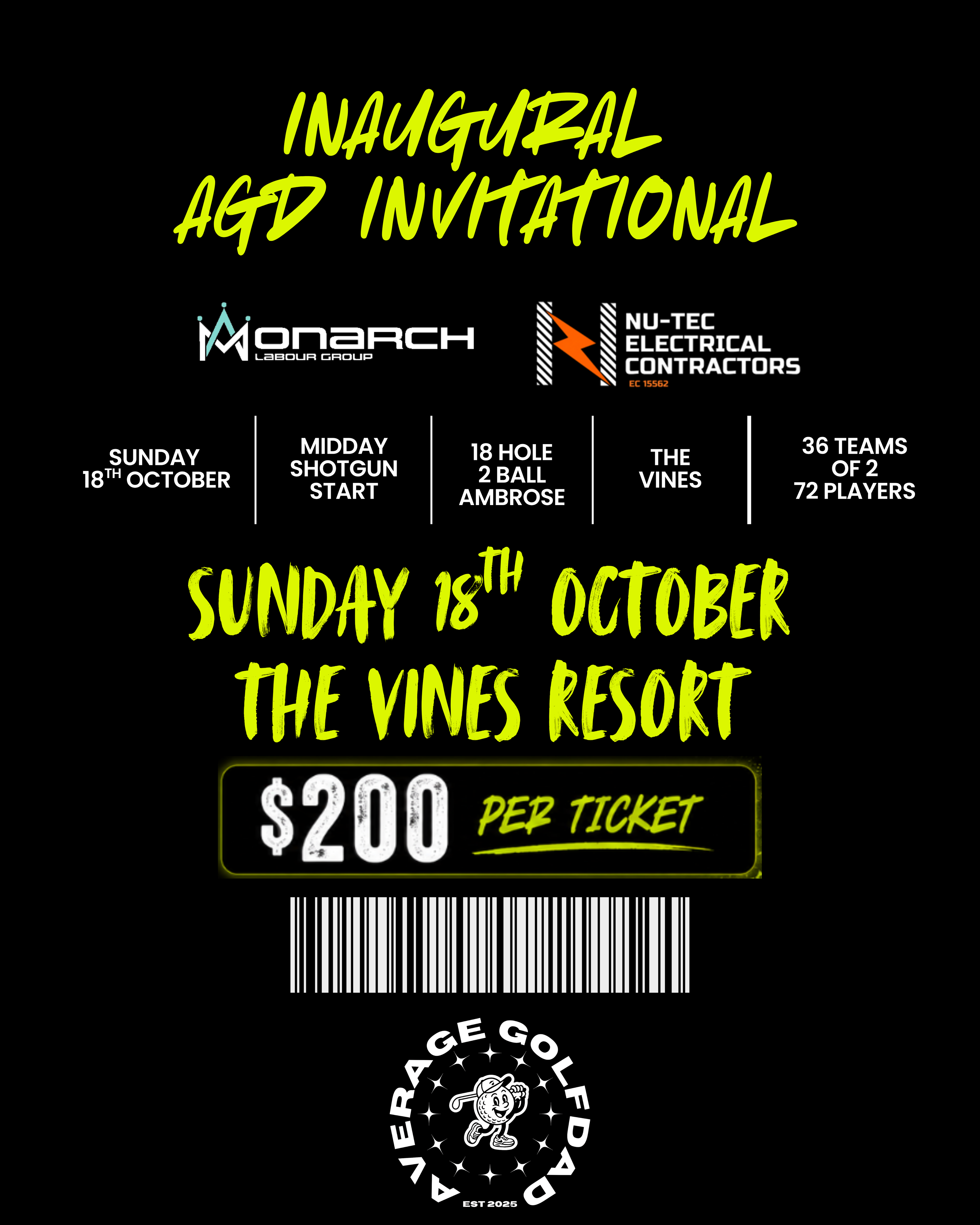 2026 AGD Invitational – Player Entry